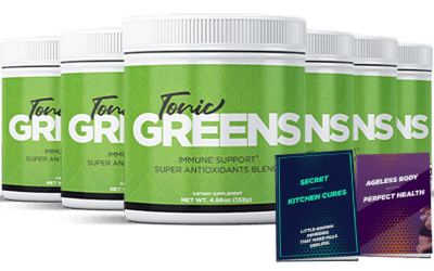 Tonic Greens® 6-in-1 superfood greens powder — 3 jar pack